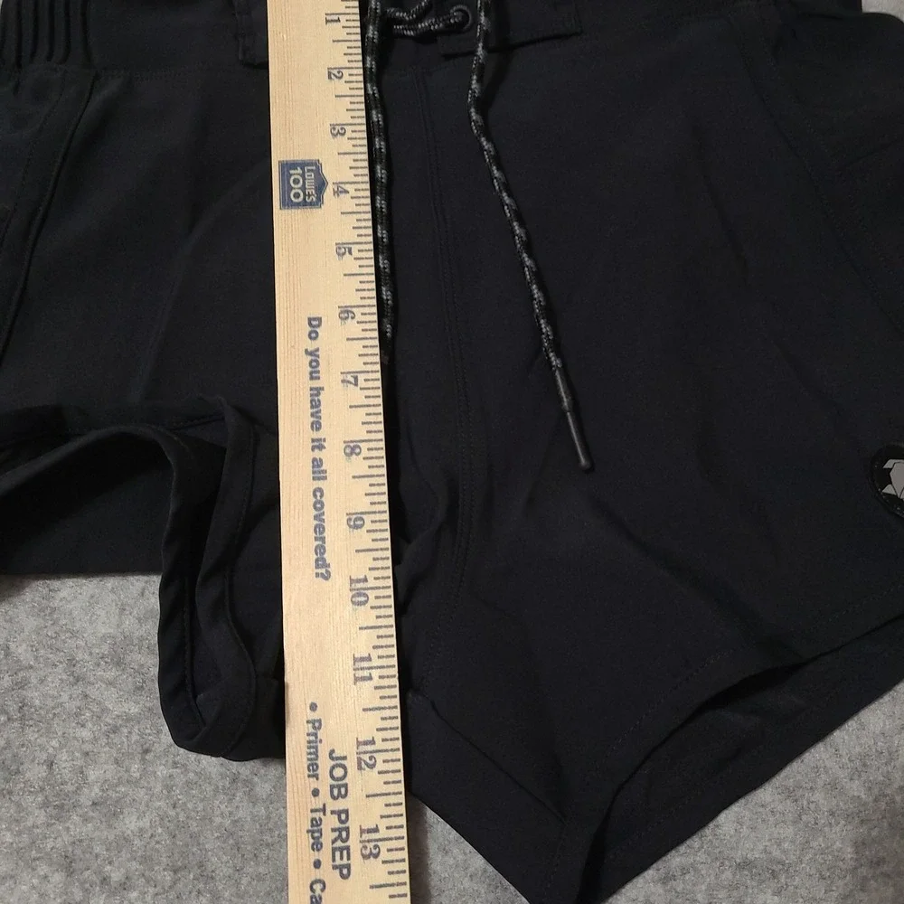 Laird Women's Pro Performance Shorts‎ Small Black Drawstring Pockets Activewear